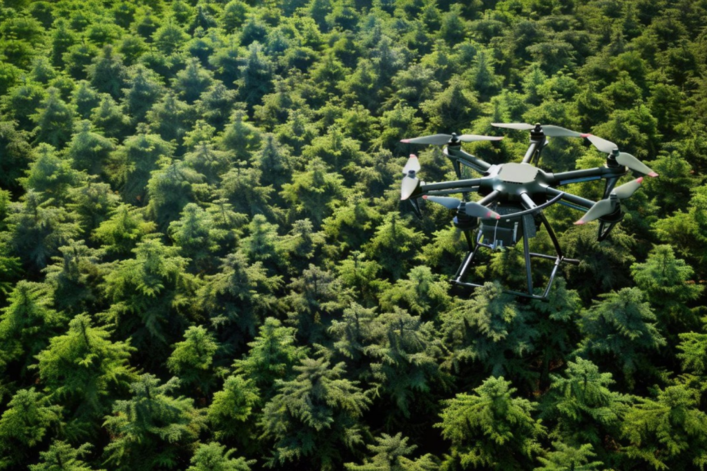 análisis forestal con drones